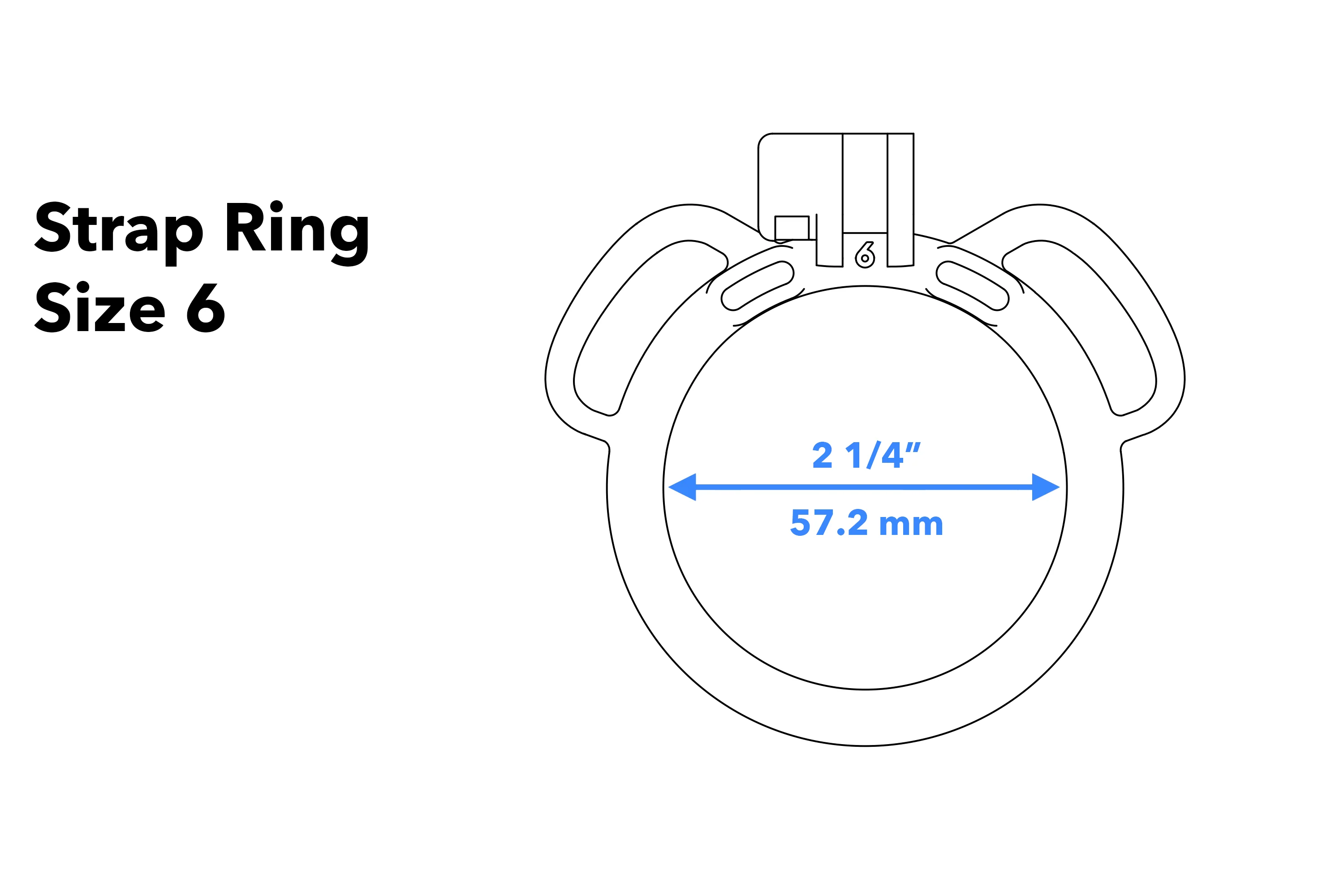 Strap Ring - Two Loops (Black) - Image 11