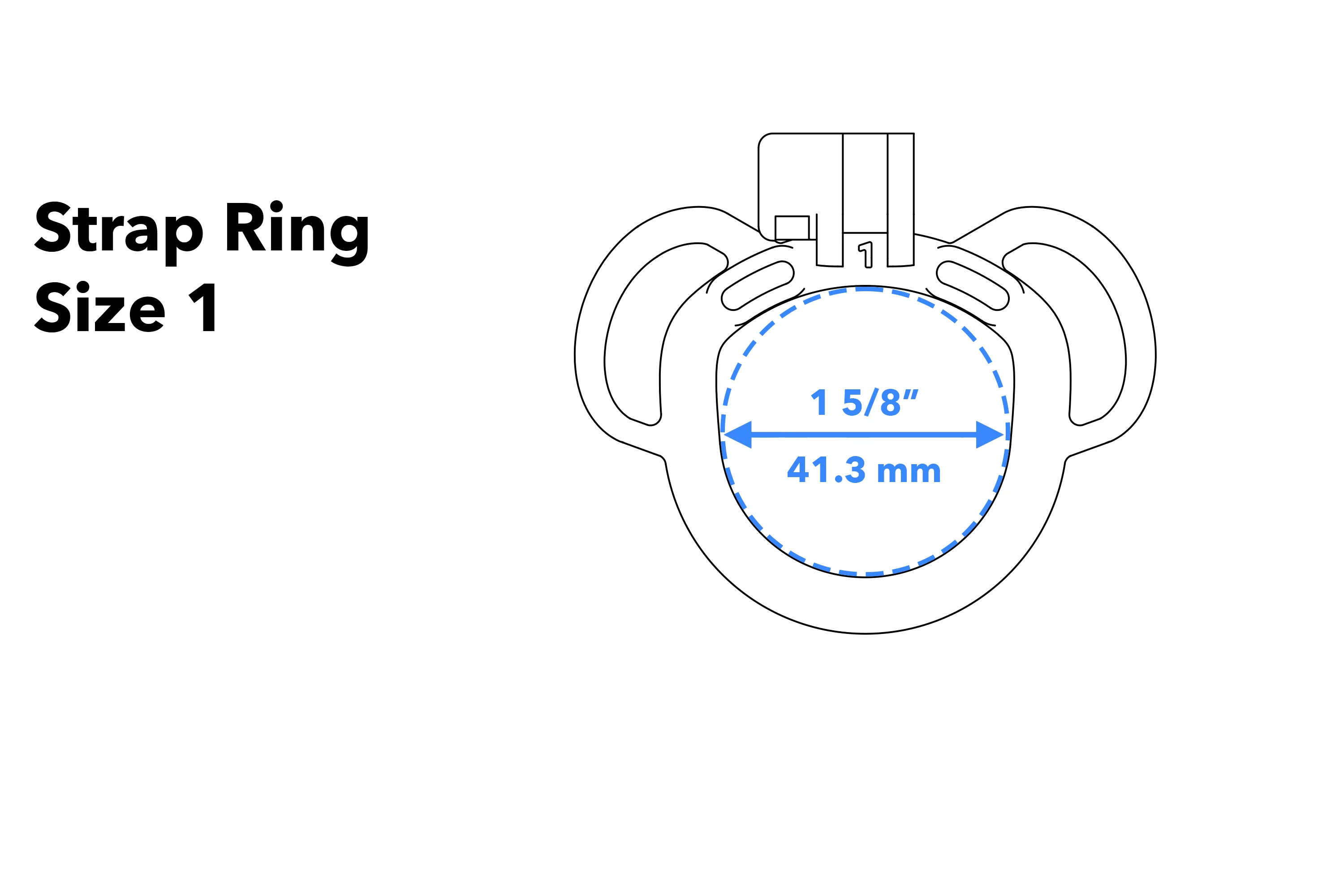Strap Ring - Two Loops (Black) - Image 6