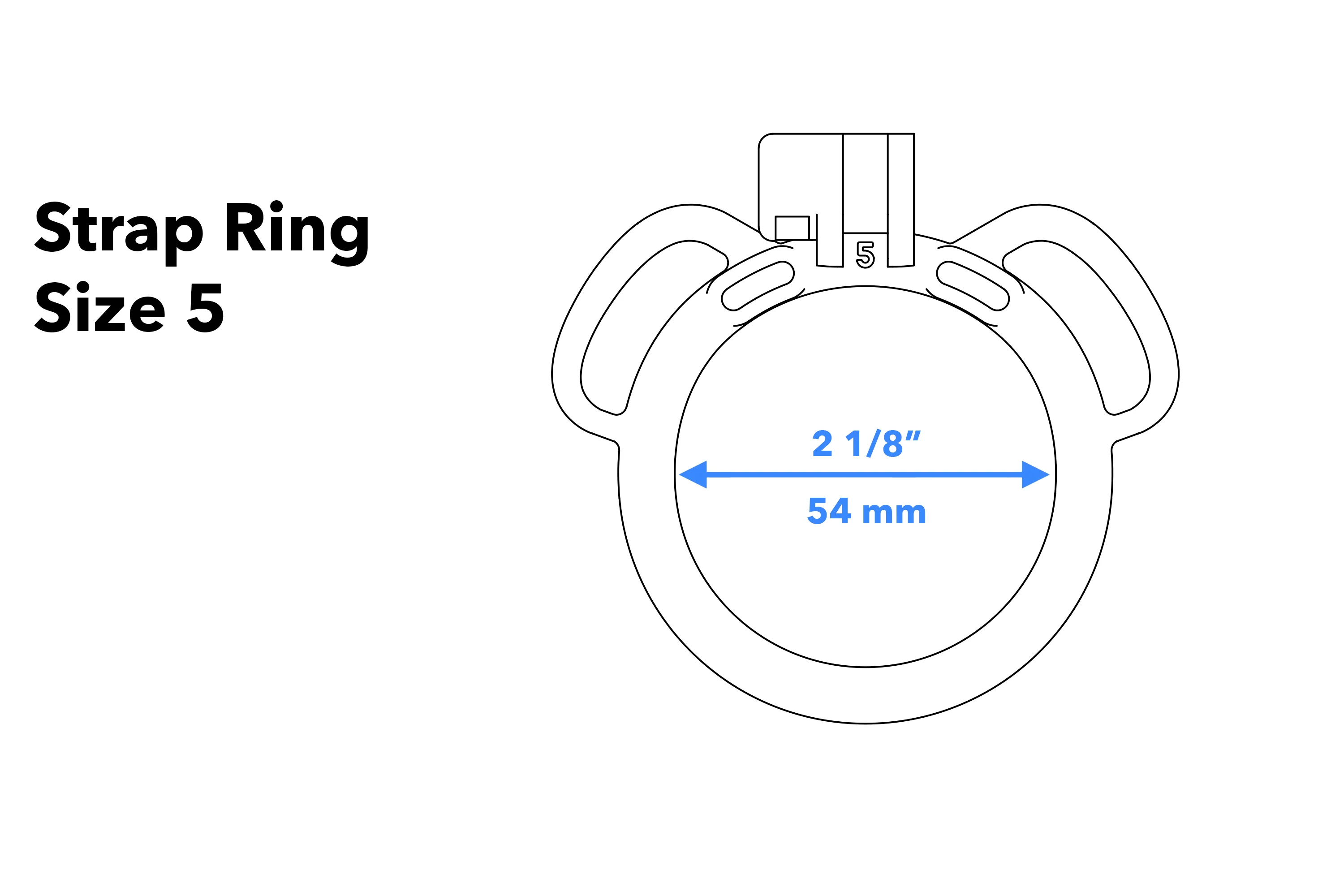 Strap Ring - Two Loops (Black) - Image 10
